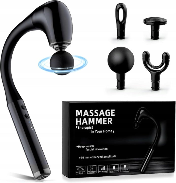 MUSCLE MASSAGER EXTREMELY LIGHT ERGONOMIC MASSAGE GUN 5 GEARS
