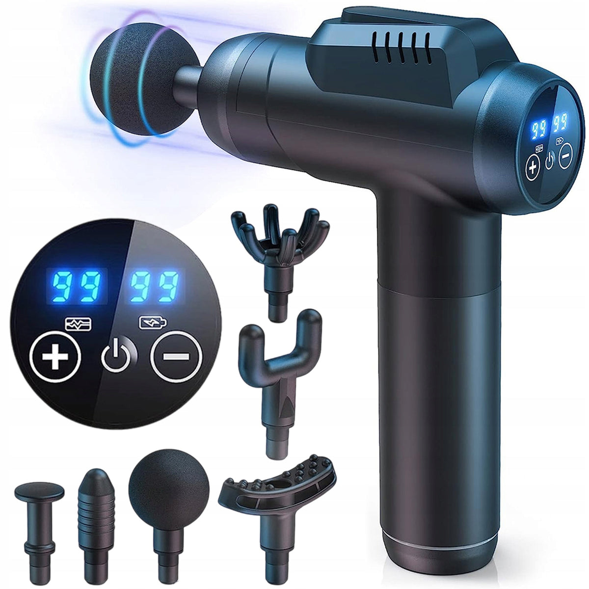 MUSCLE NECK BACK MASSAGER 6 TIPS ADJUSTMENT PRO