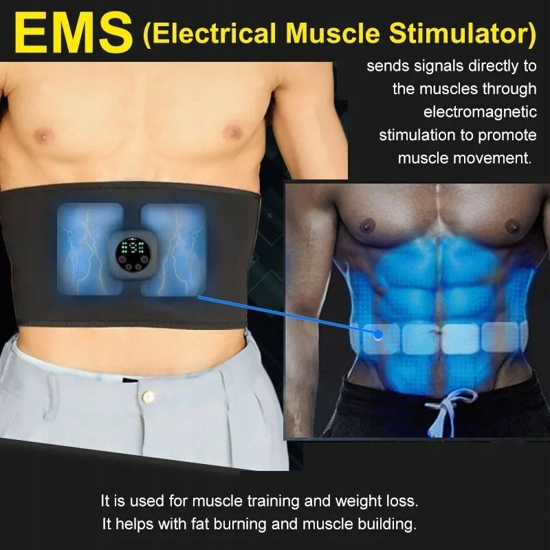 MUSCLE STIMULATING BELT, EMS, ELECTRIC SLIMMING BELT, ABS TRAINER Brand no brand