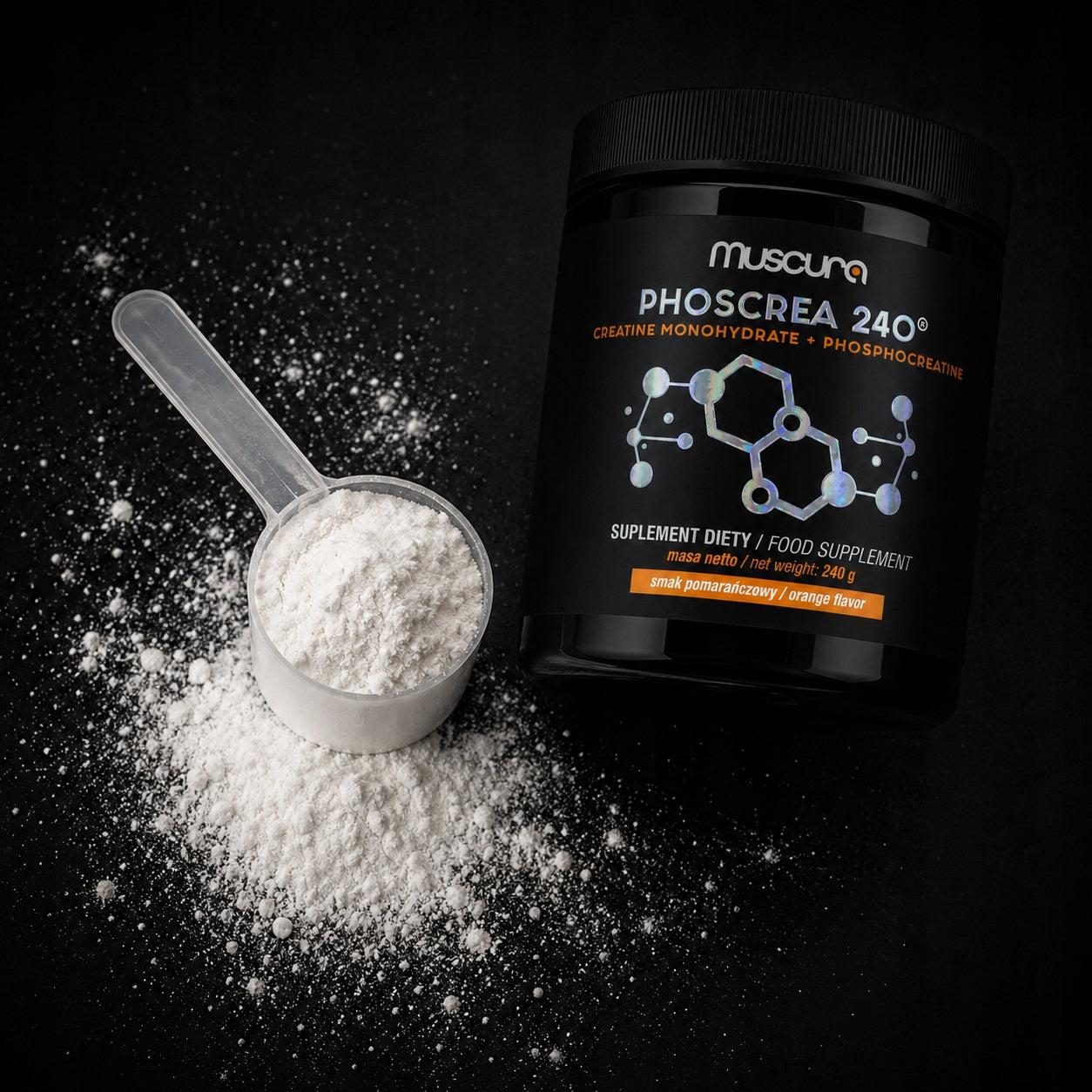 MUSCURA PHOSCREA 240 PHOSPHO - CREATINE! CLONAPURE USA phosphocreatine Expiration date at least 1 year from the date of purchase