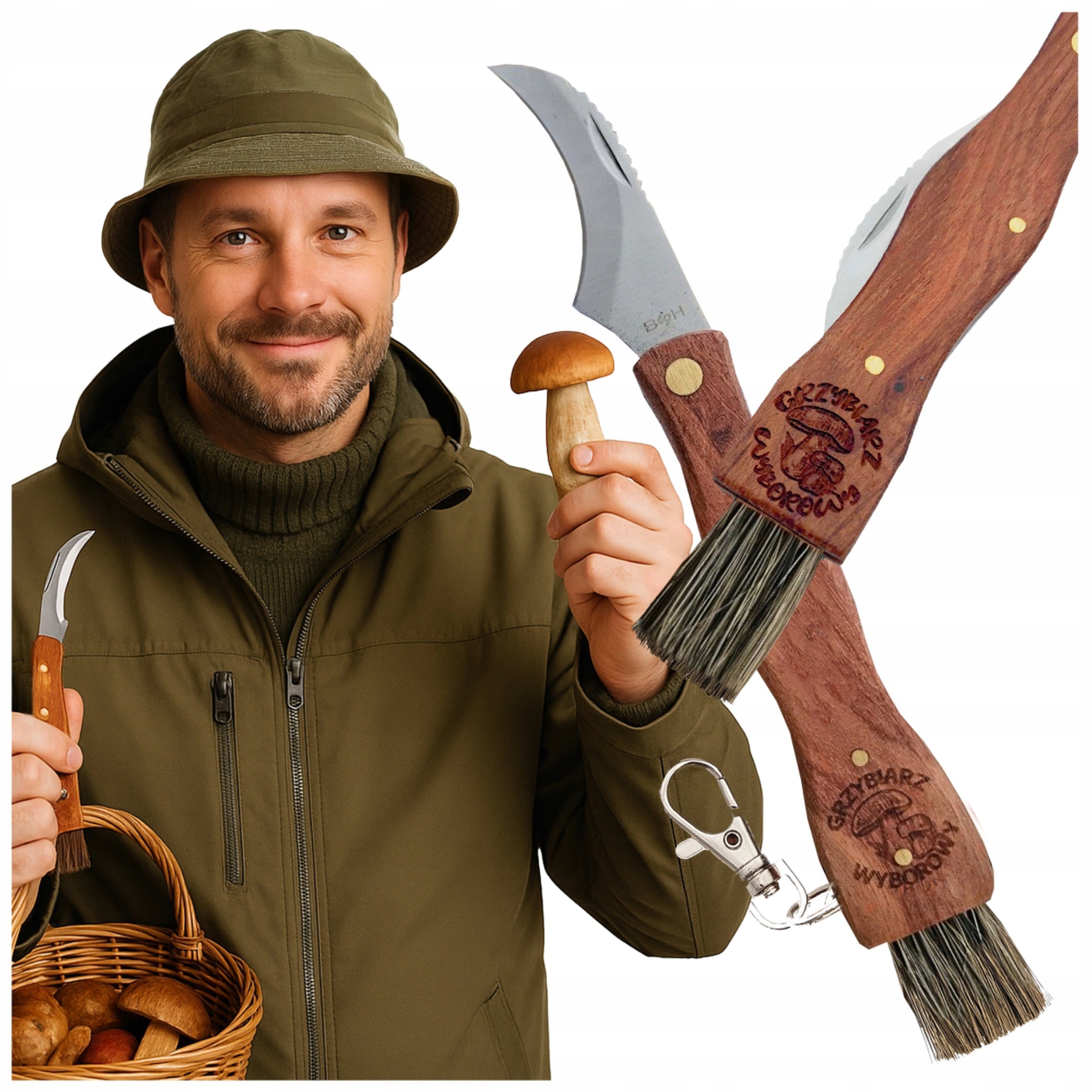 MUSHROOM KNIFE MUSHROOM MAKER SET KNIFE POCKET KNIFE GIFT