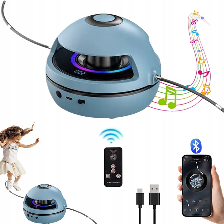 MUSIC JUMP ROPE AUTOMATIC SMART BLUETOOTH LED REMOTE CONTROL SPEAKER