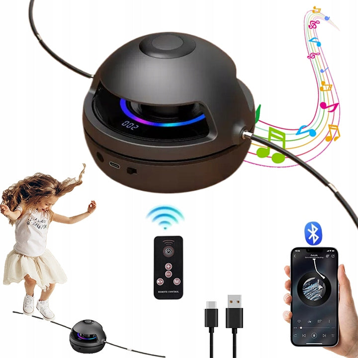 MUSIC JUMP ROPE AUTOMATIC SMART BLUETOOTH LED REMOTE CONTROL SPEAKER