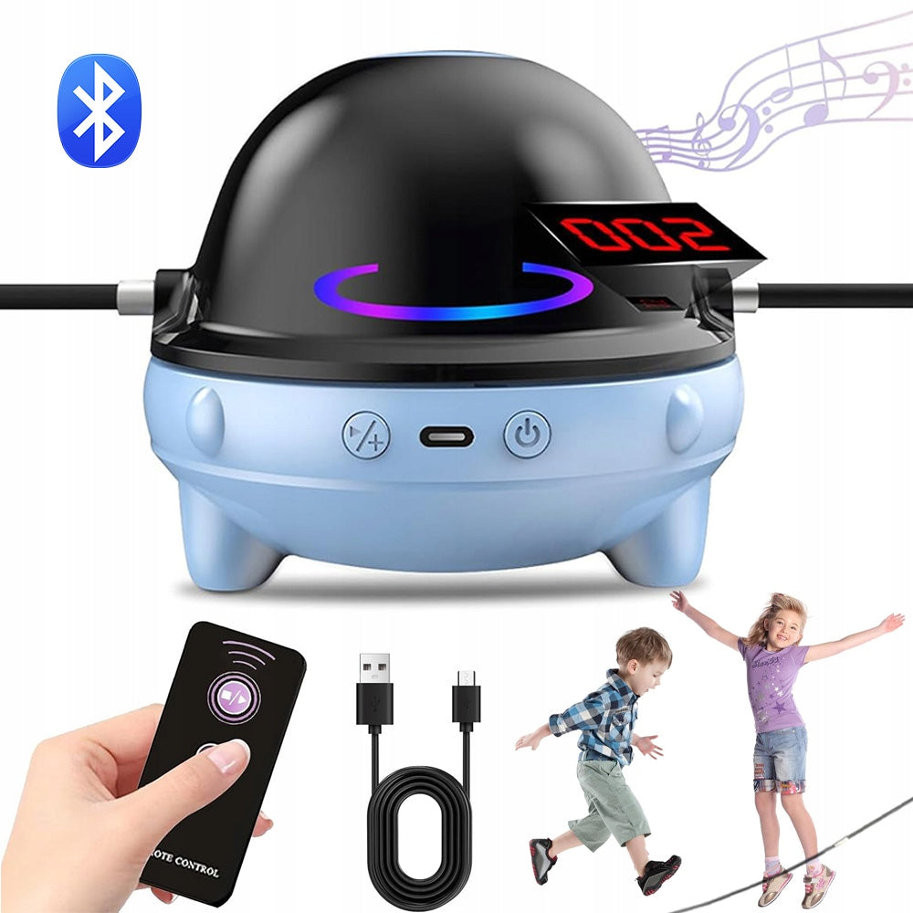 MUSIC JUMP ROPE INTERACTIVE ROPE FOR MANY WITH DISPLAY BLUE Brand no brand