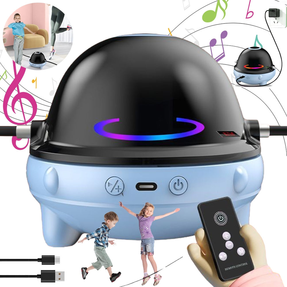 MUSIC JUMP ROPE INTERACTIVE ROPE FOR MANY WITH DISPLAY BLUE