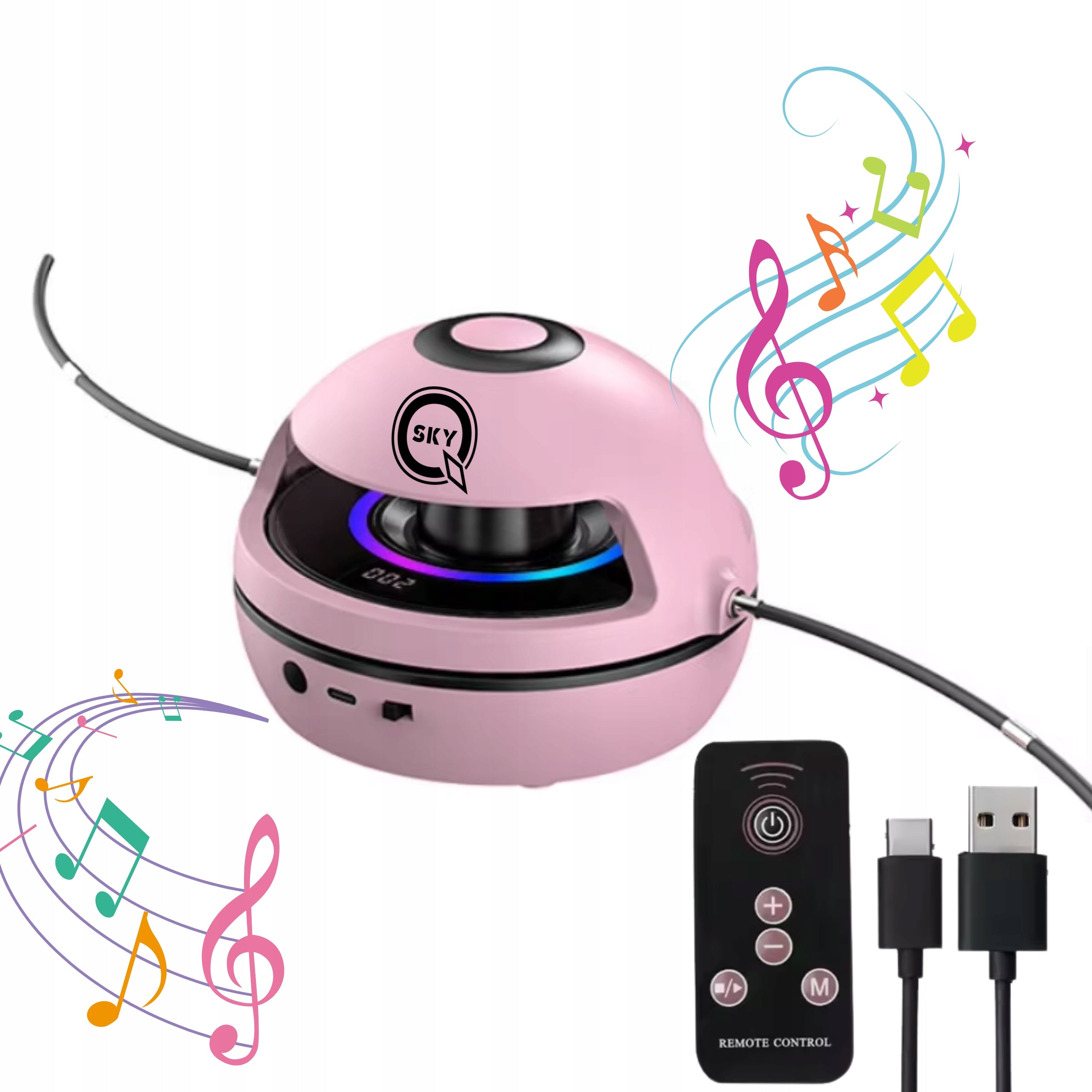 MUSIC JUMP ROPE ON BLUETOOTH SMART AUTOMATIC COUNTER REMOTE CONTROL Packaging status original