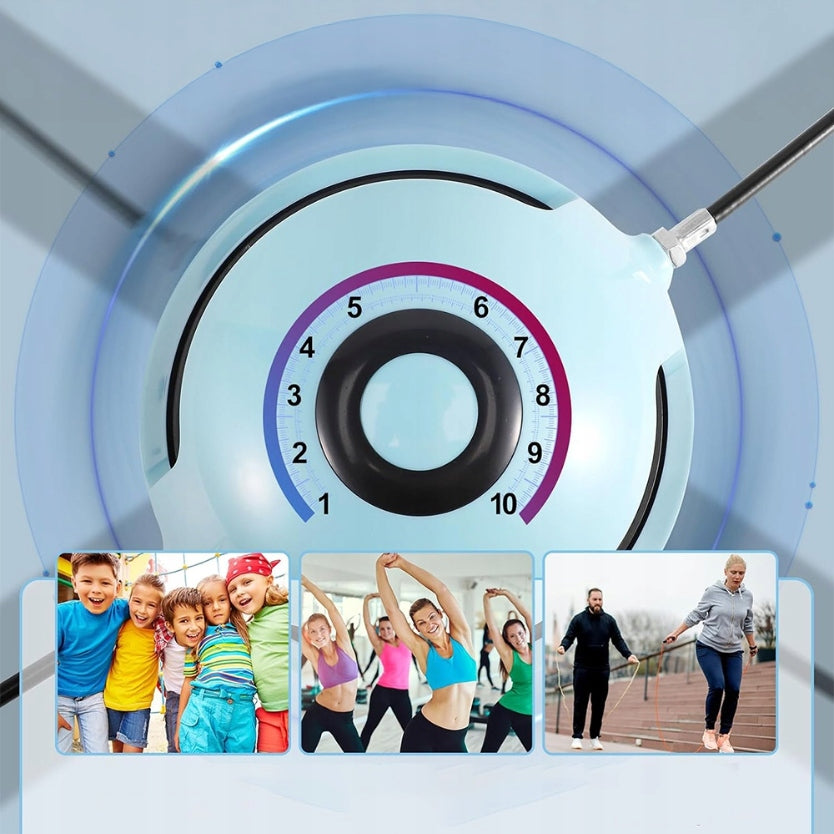 MUSIC JUMP ROPE SMART AUTOMATIC FOR BABY WITH COUNTER + REMOTE CONTROL Manufacturer code Różowa automatyczna skakanka