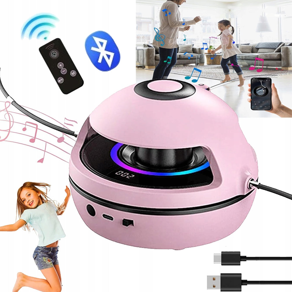 MUSIC SKIPPING ROPE BLUETOOTH 5.1 AUTOMATIC WITH COUNTER + LED DISPLAY