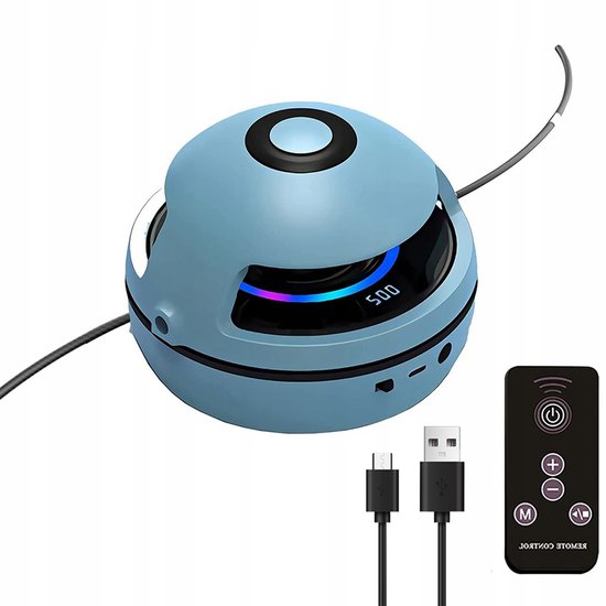 MUSIC SKIPPING ROPE SMART AUTOMATIC USB C BLUETOOTH COUNTER + REMOTE CONTROL Rope length 70 cm