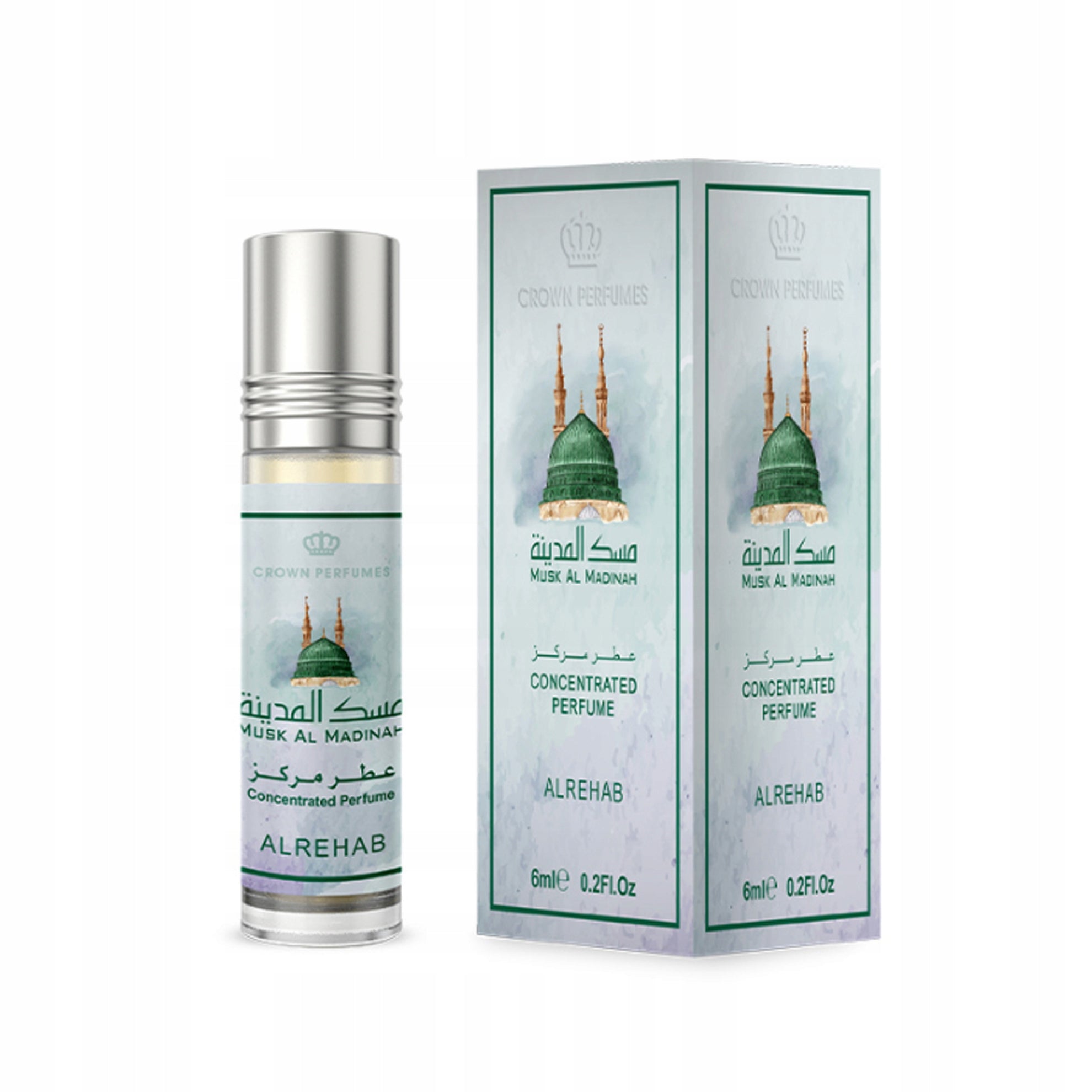MUSK AL MADINAH Perfumed Oil 6 ml Al Rehab Subtle Fragrance For Her Brand Al-Rehab