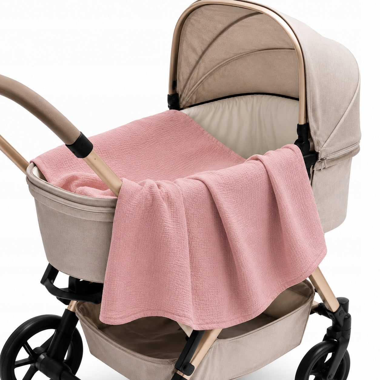 MUSLIN DIAPER BLANKET MUSLIN SWADDLE 120x120cm POLISH PRODUCT Brand Cztery Słonie