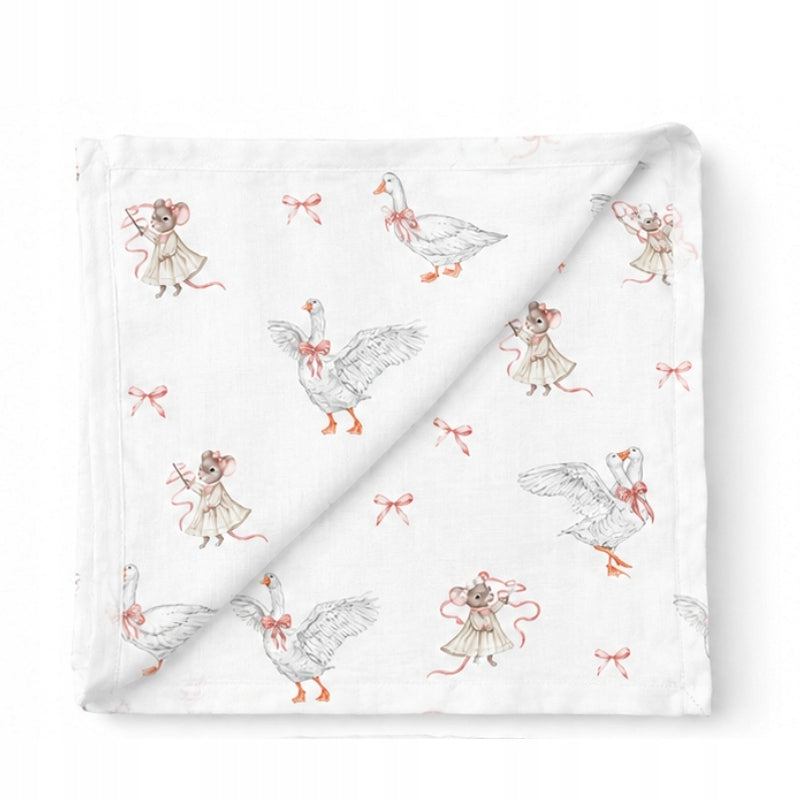 MUSLIN DIAPER BLANKET MUSLIN SWADDLE 120x120cm POLISH PRODUCT Brand Libra