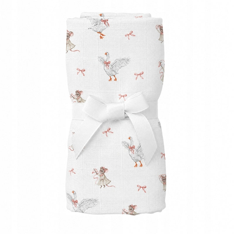 MUSLIN DIAPER BLANKET MUSLIN SWADDLE 120x120cm POLISH PRODUCT