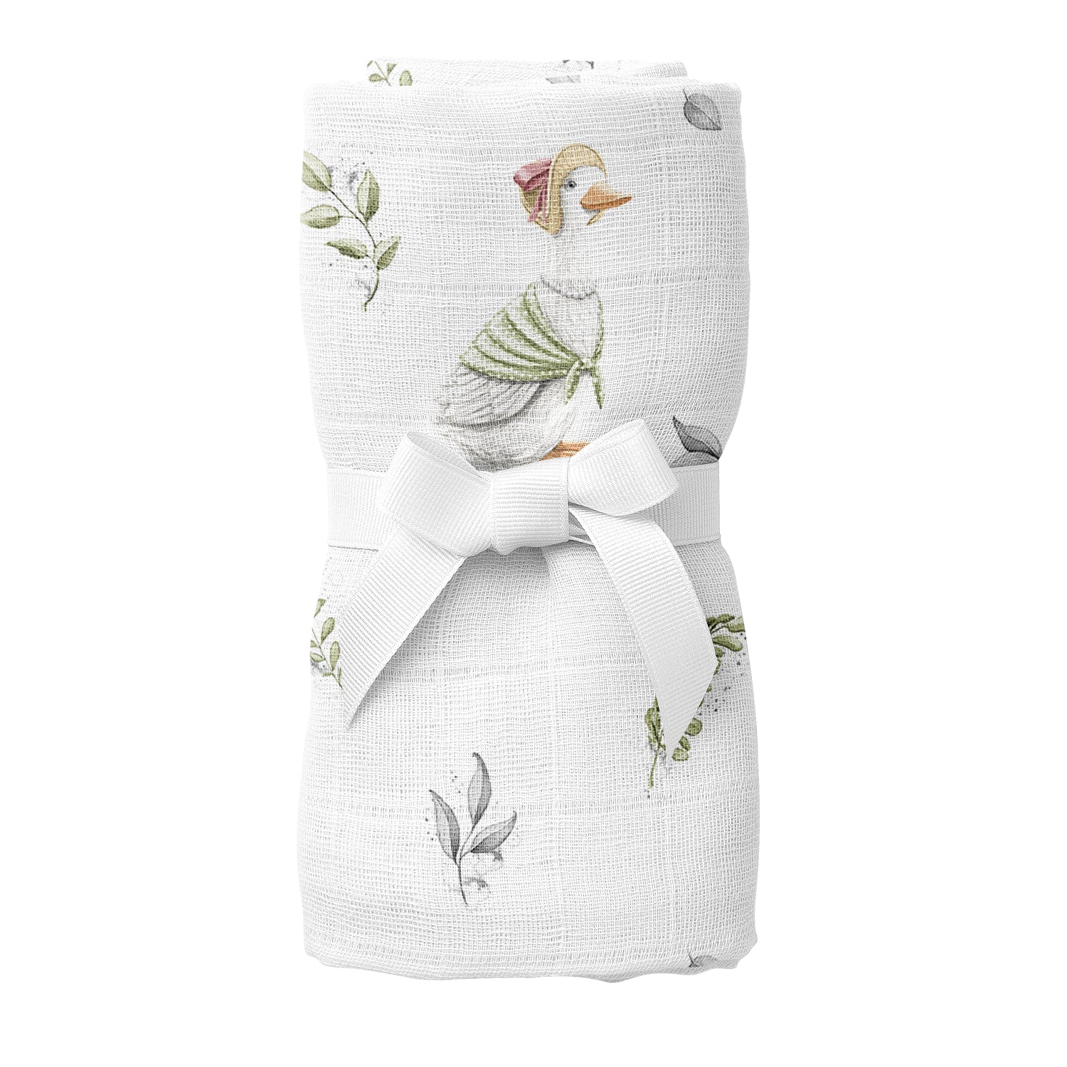 MUSLIN DIAPER BLANKET MUSLIN SWADDLE 120x120cm POLISH PRODUCT