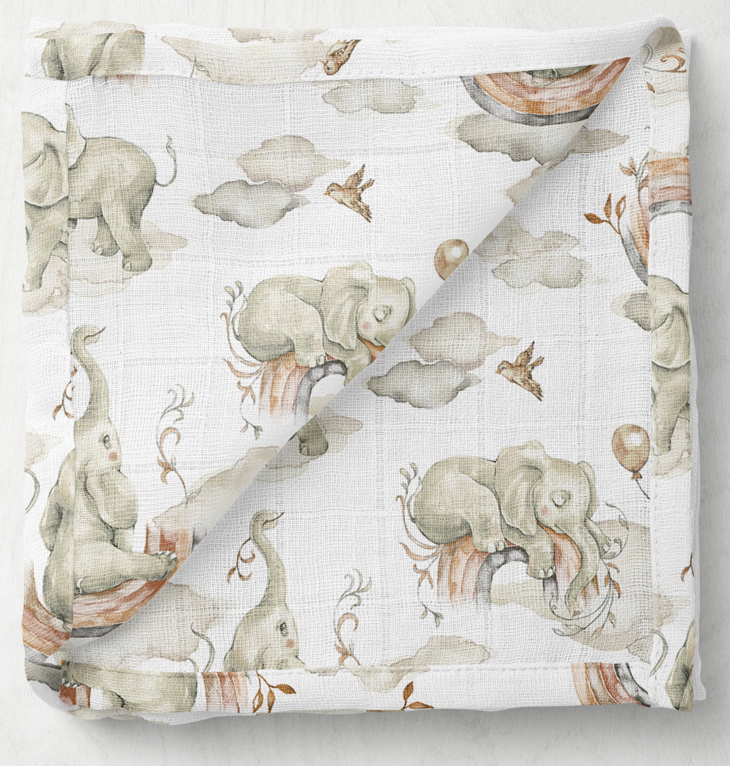 MUSLIN DIAPER BLANKET SWADDLE 120x120cm POLISH PRODUCT Manufacturer code 5906584125816
