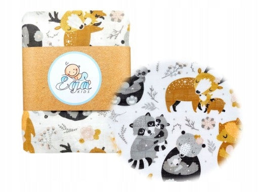 MUSLIN DIAPER BLANKET SWADDLE Diaper 120x120 cm