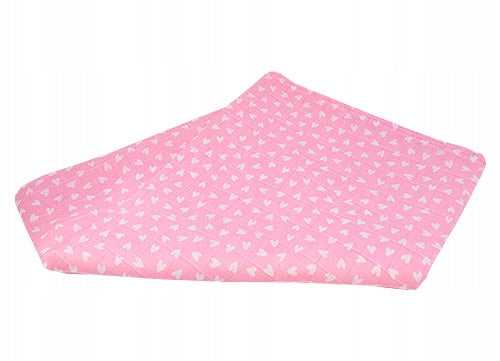 MUSLIN DIAPER MUSLIN 70X80 SOFT-rose hearts