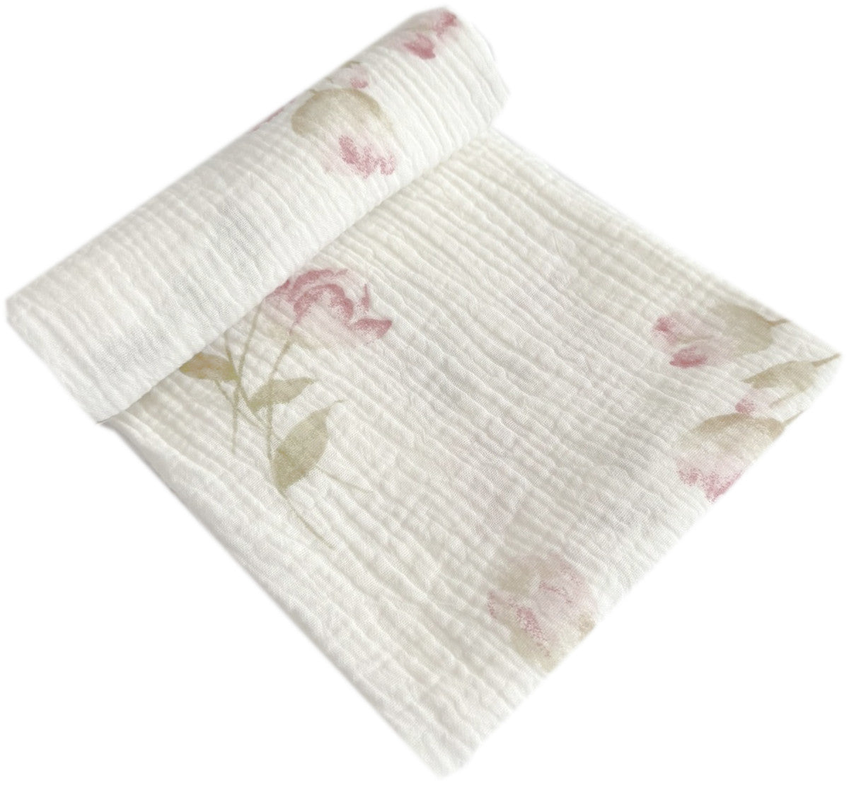 MUSLIN DIAPER PREMIUM DOUBLE GAZ 100% cotton 70x70 TULIPS