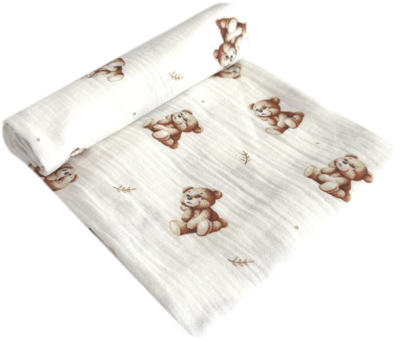 MUSLIN DIAPER PREMIUM DOUBLE GAZE 100% cotton 70x70 cm BEAR