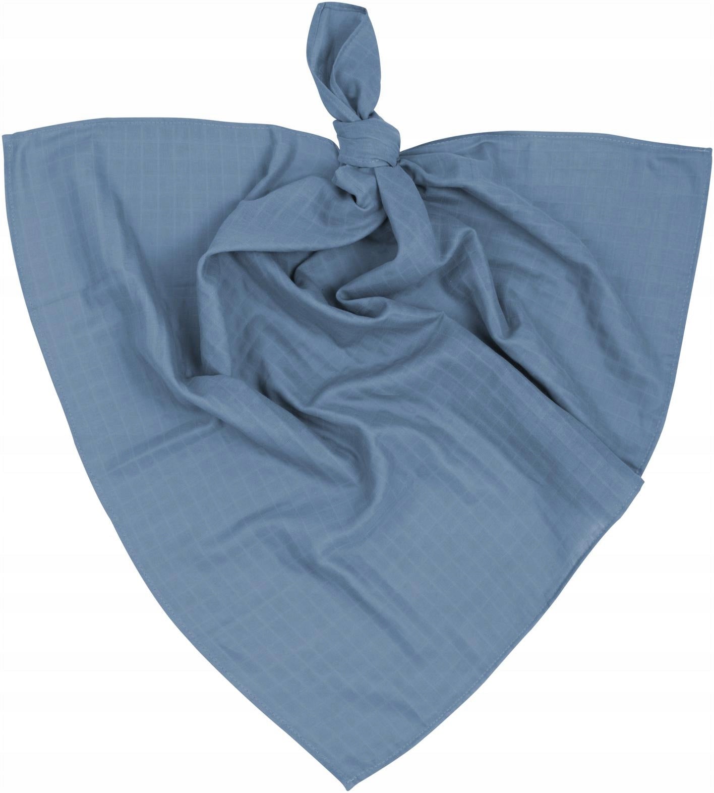 MUSLIN DIAPER SWADDLE blanket 100X75 Navy