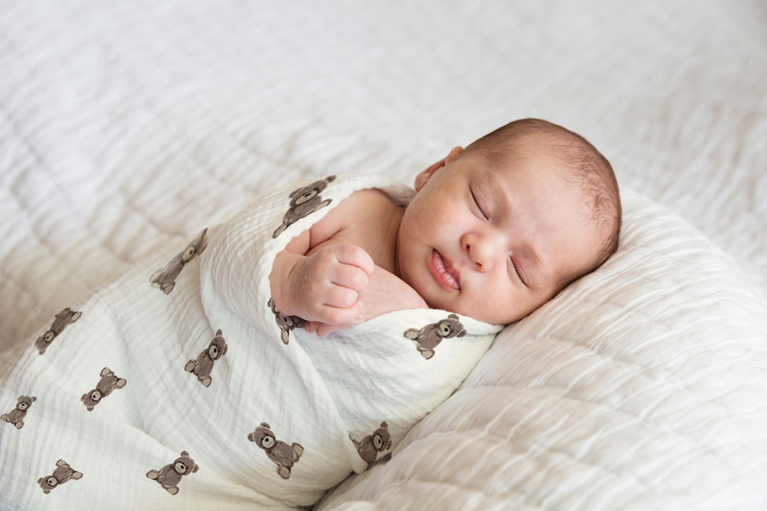 MUSLIN DIAPER THICK CROCHETED 120x120cm BLANKET SWADDLE POLISH PRODUCT Brand no brand
