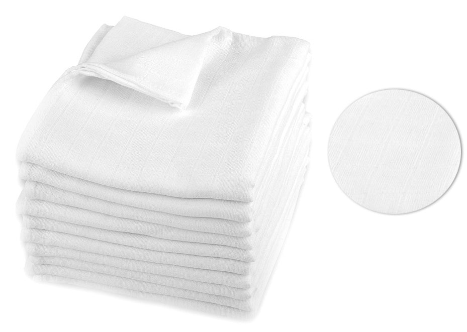 MUSLIN DIAPER WHITE 75x75 Poland PREMIUM HIGH QUALITY 1 pc Brand no brand