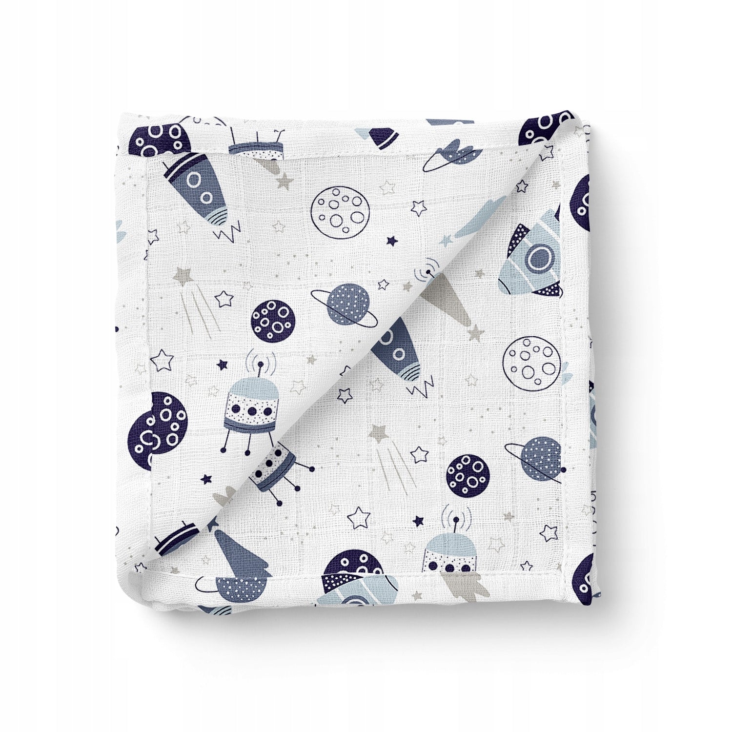 MUSLIN DIAPERS 38 x 38 cm COTTON 5 PIECES POLISH PRODUCT Manufacturer code 5905943382907