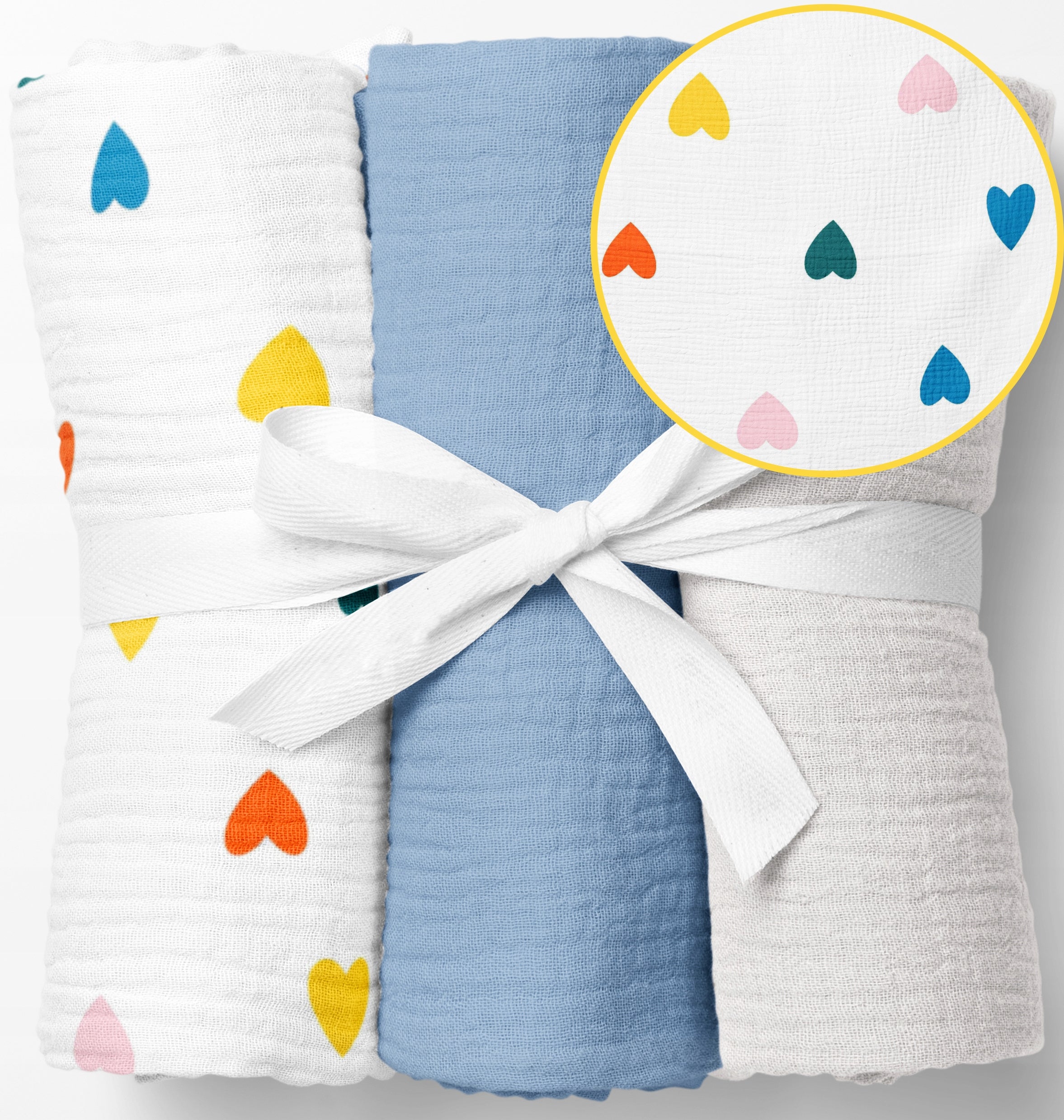 MUSLIN DIAPERS THICK DIAPERS 100% COTTON POLISH PRODUCT