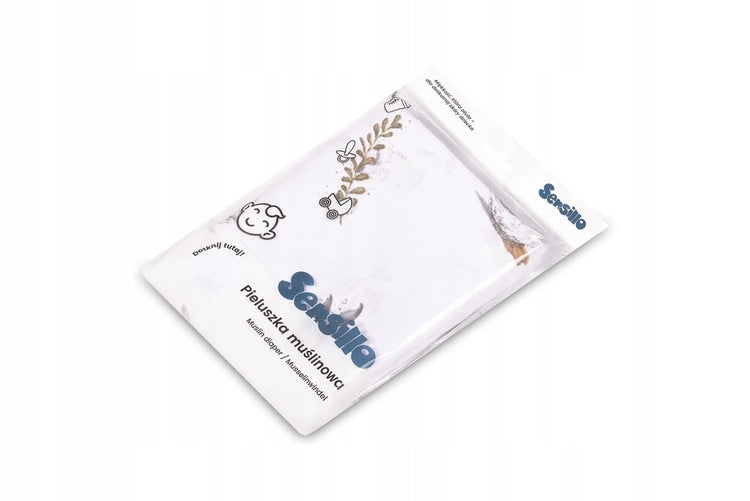 MUSLIN SWADDLE 120X120 EG-0154 Product weight with unit packaging 0.15 kg
