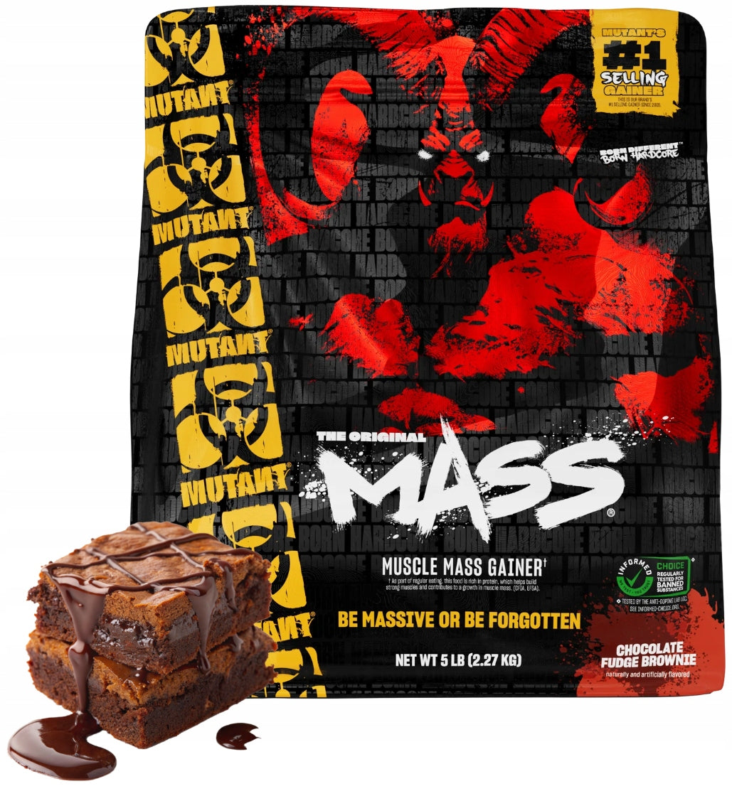 MUTANT MASS GAINER MASS WPC WPI Carbohydrate Protein 2270g Choco Fudge Browni
