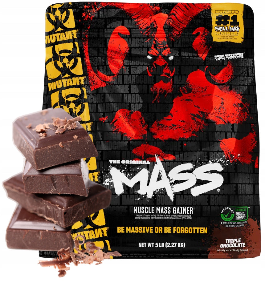 MUTANT MASS GAINER MASS WPC WPI Carbohydrates Protein 2270g | Triple Chocolate