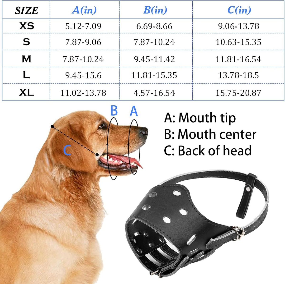 MUZZLE FOR DOGS BREATHABLE SOFT S ADJUSTABLE BLACK Manufacturer code KAGANIEC PIES ODDYCHAJĄCY MIĘKKI REGULOW