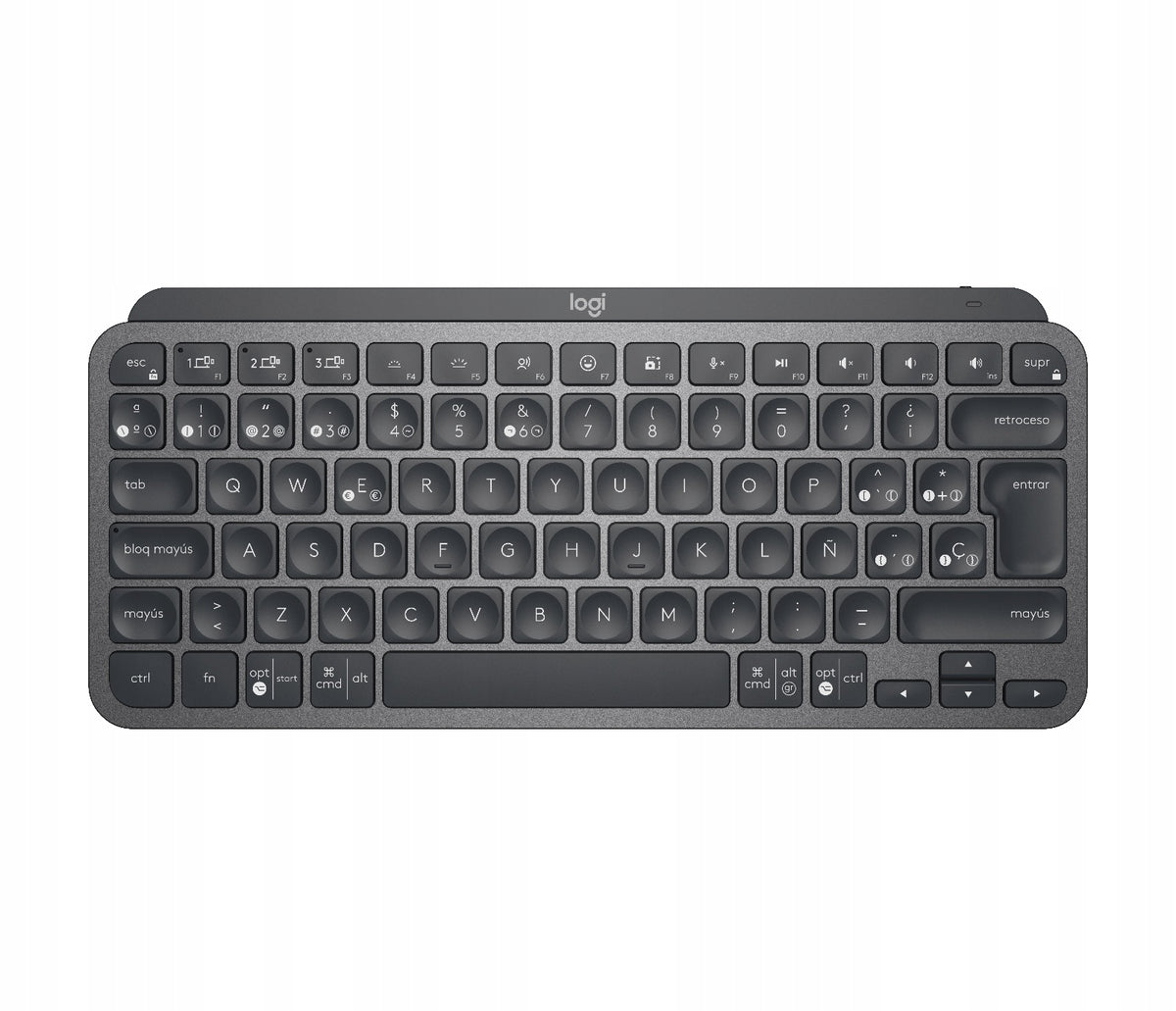 MXKEYS MINI Wireless Backlit Keyboard/Graphite - ESP - MEDITER