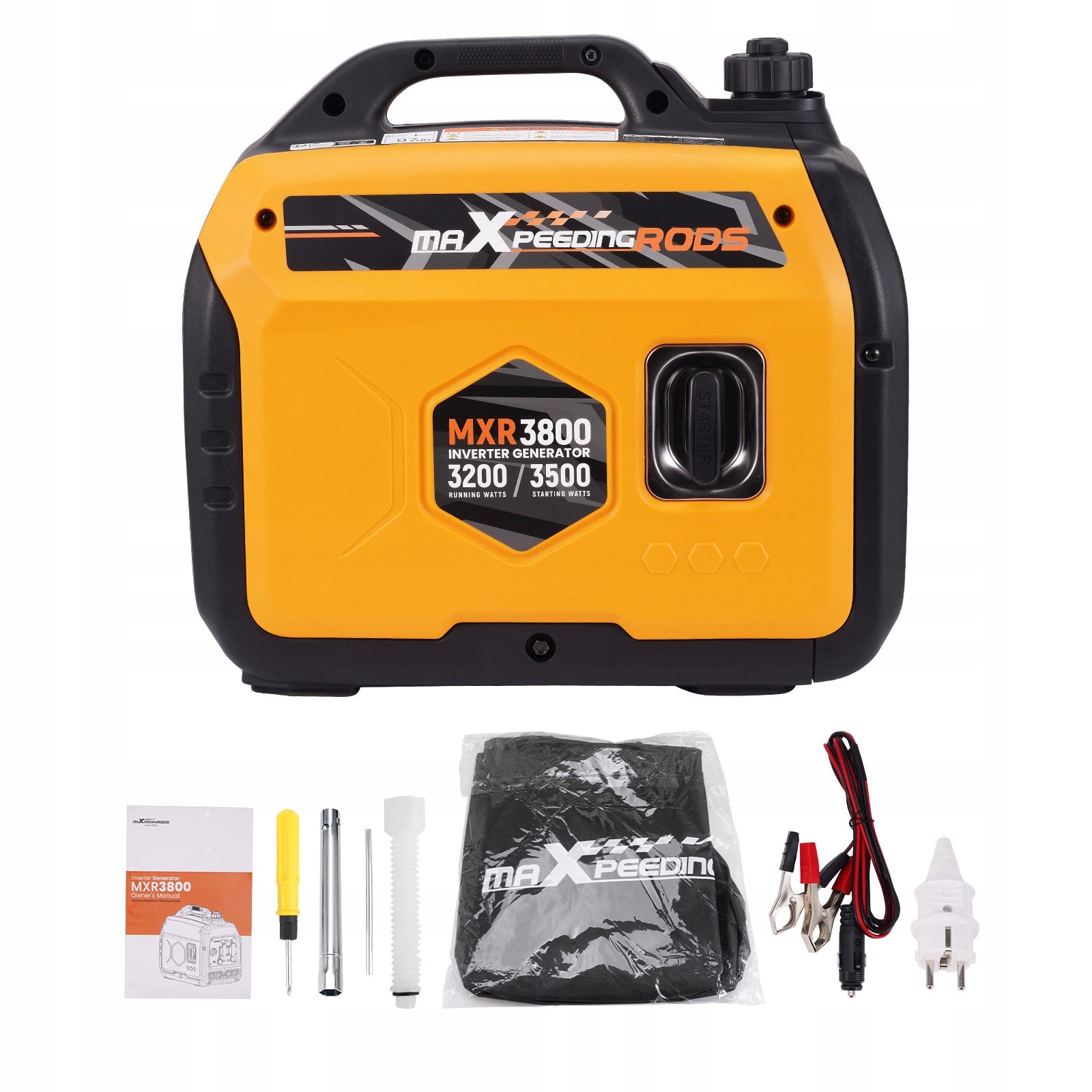 MXR3800 3.5KW Inverter Generator 21kg Portable Maxpeedingrods Gasoline