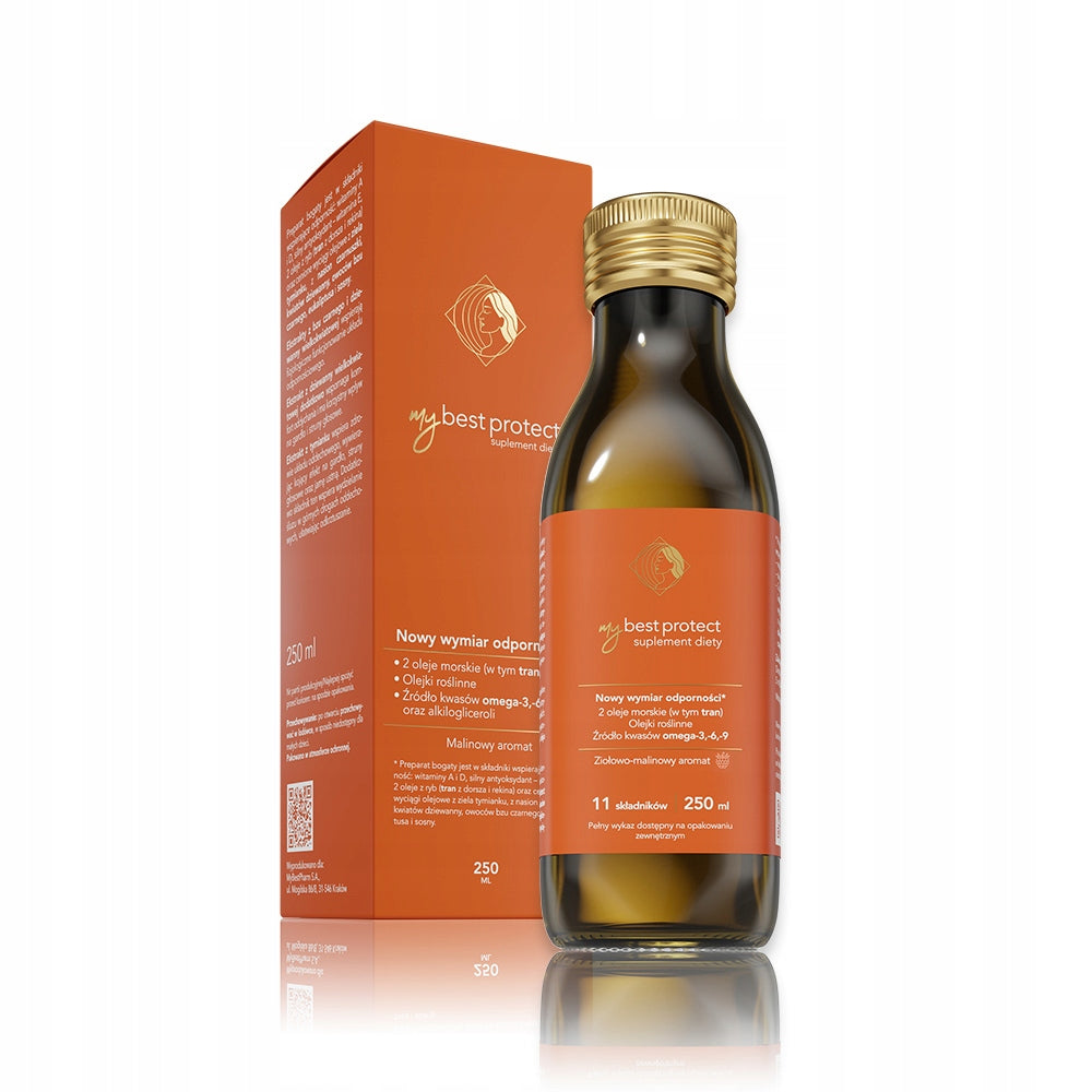 MY BEST PROTECT RASPBERRY TRAN IMMUNITY MYBESTPROTECT 250 ml MYBESTPHARM Manufacturer code 5904013745062