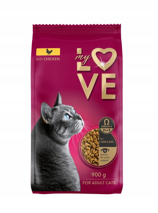 MY LOVE CAT dry food - chicken 900g