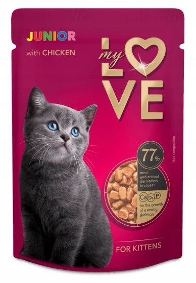 MY LOVE Chicken in Sauce for Kittens 85g