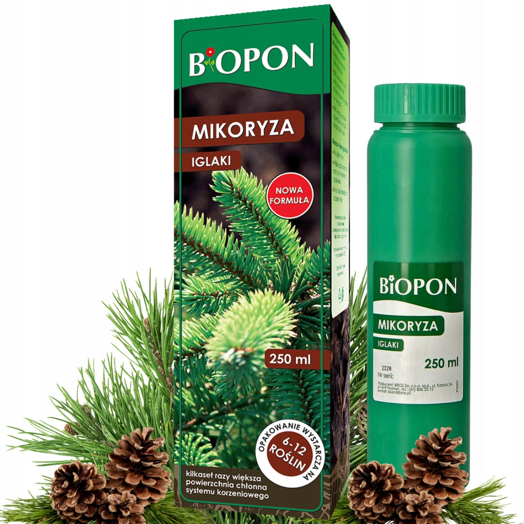 MYCORRHIZA FERTILIZER VACCINE FOR CONIFERS BIOPON THUJA PINE SPRUCE FIR CEDAR