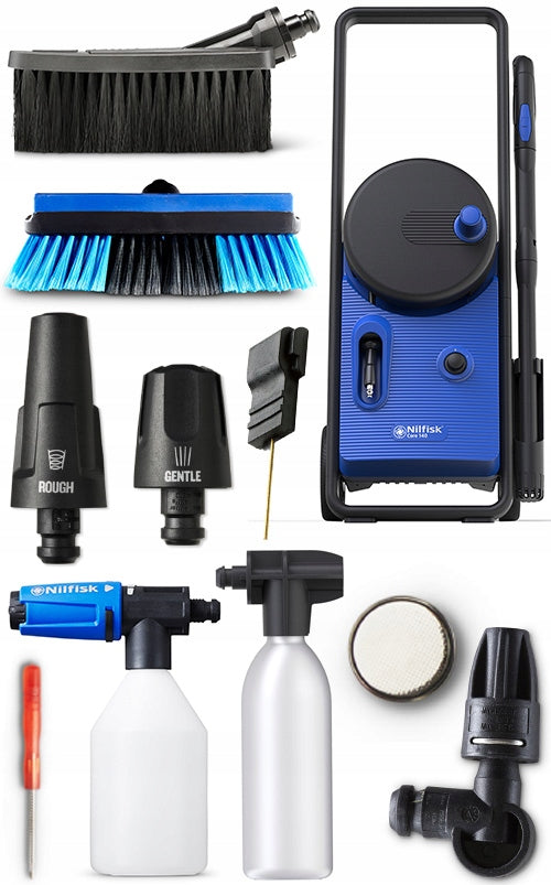 Waschanlage Nilfisk Core 140-8 PowerControl In-Hand Car Wash EU Upright Electric 474 l/h 1800 W 