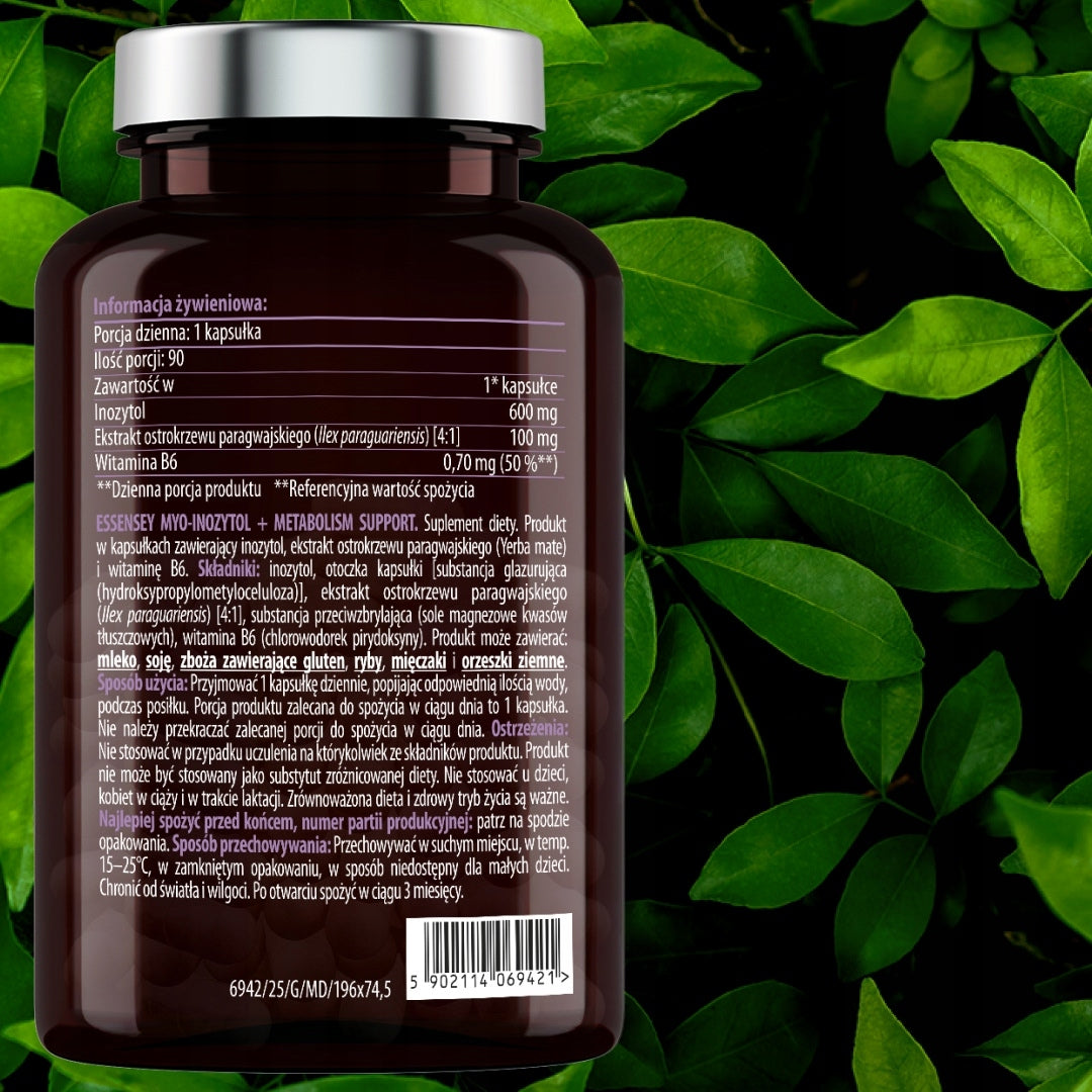 MYO-INOZYTOL Forte+ Complex for Metabolism PCOS Nerves Hormones Wit B8 Mio Name other