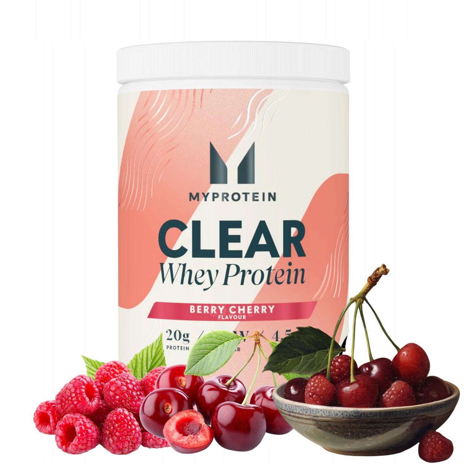 MYPROTEIN CLEAR WHEY ISOLATE 520g PROTEIN protein drink RASPBERRY CHERRY