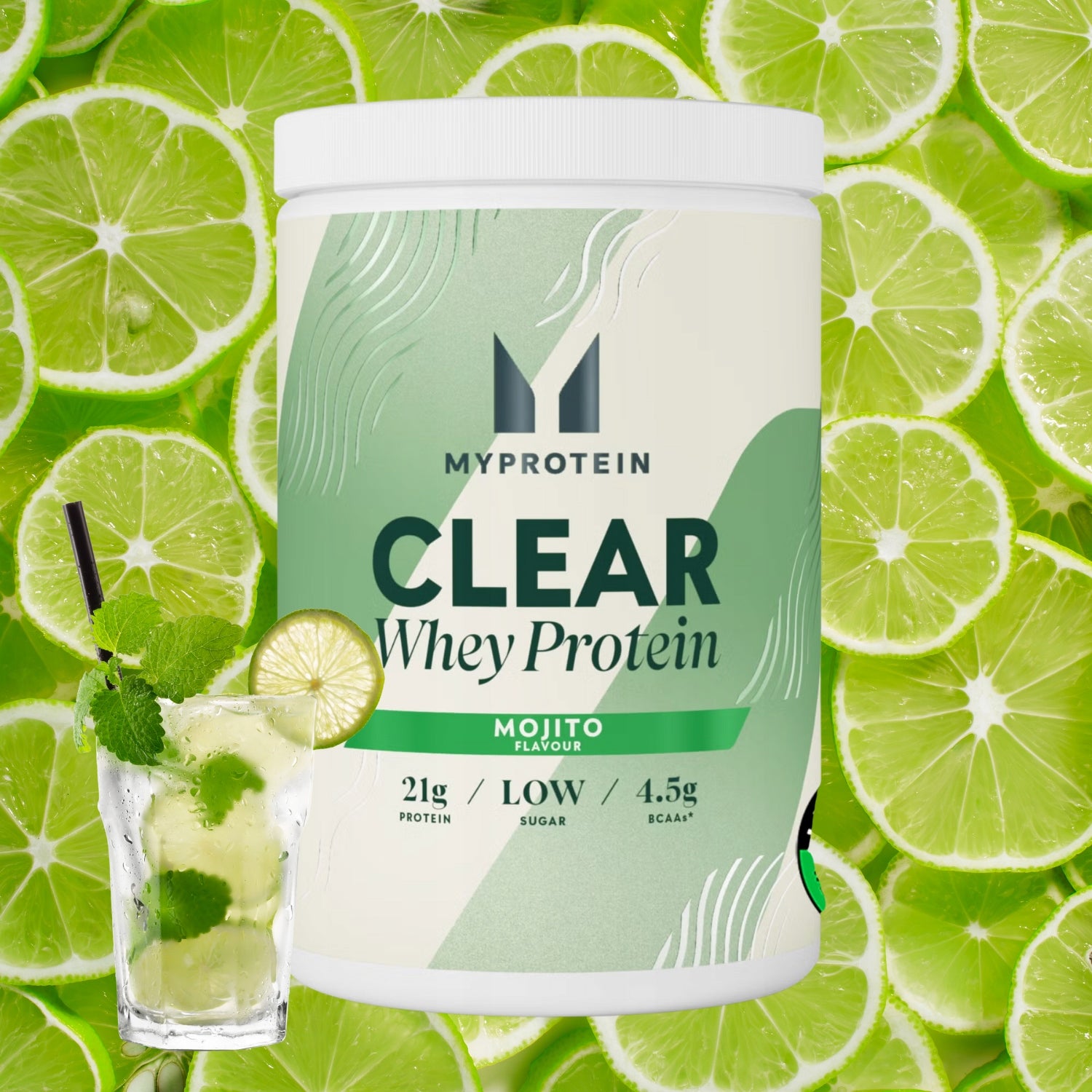 MYPROTEIN CLEAR WHEY ISOLATE 875g PROTEIN protein drink MOJITO Packaging status original