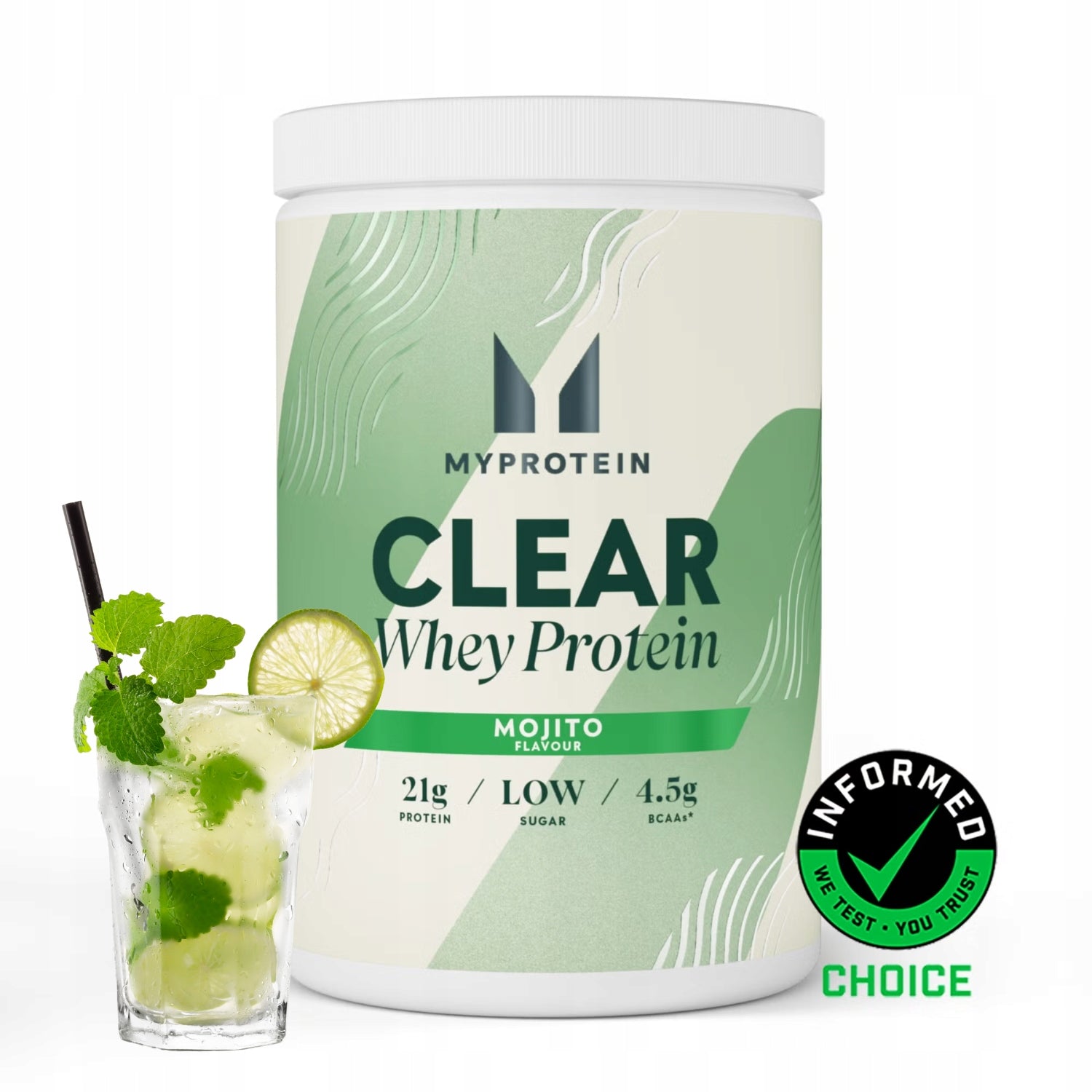 MYPROTEIN CLEAR WHEY ISOLATE 875g PROTEIN protein drink MOJITO