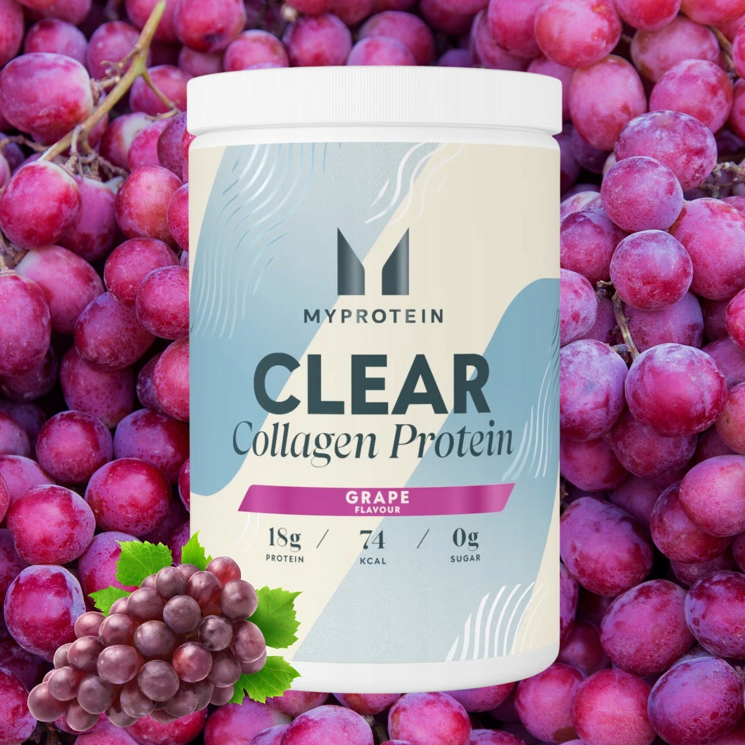 MYPROTEIN Collagen Powder COLLAGEN 30 servings 690g taste GRAPE Packaging status original