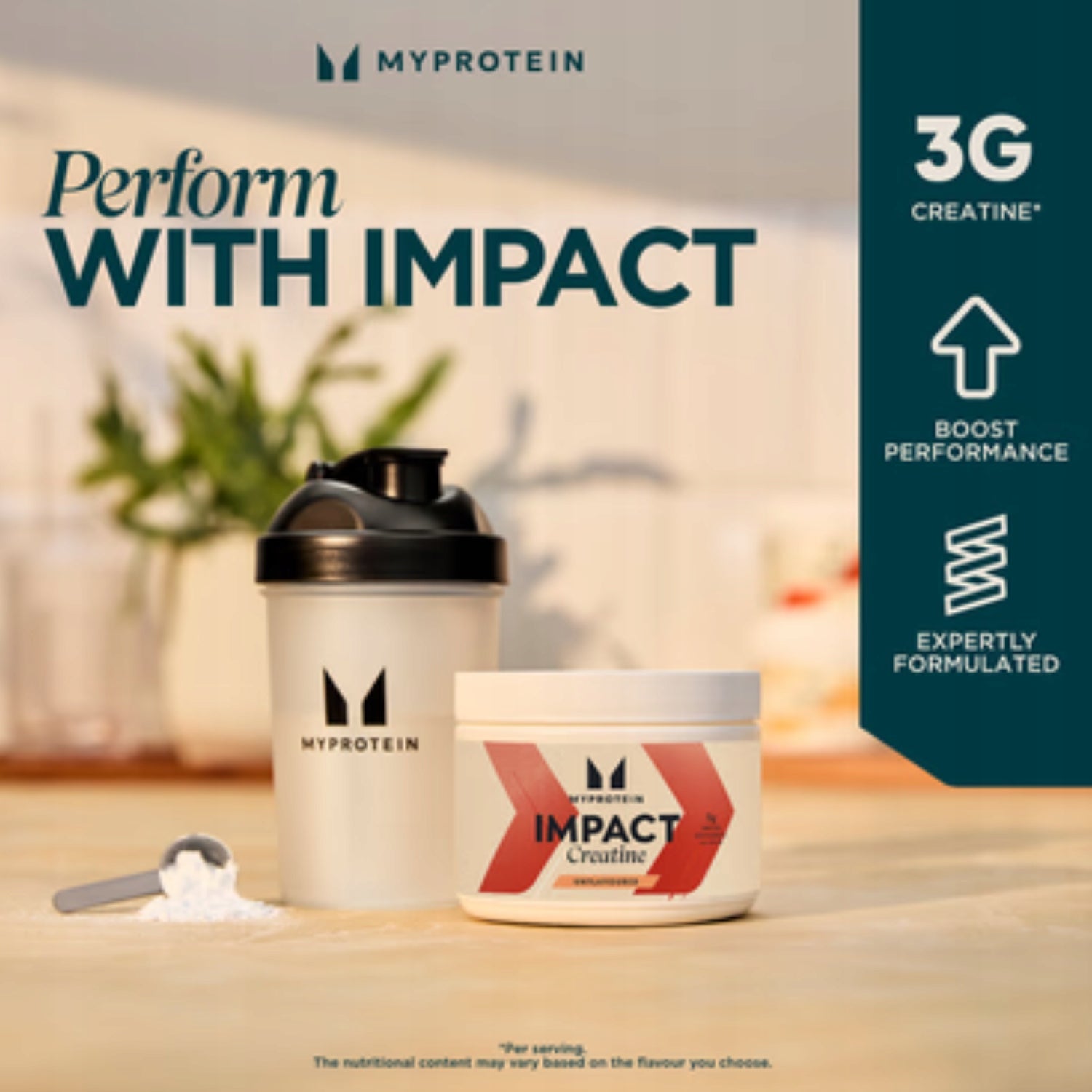 MYPROTEIN Creatine Monohydrate Powder 150g Natural Flavor Packaging status original