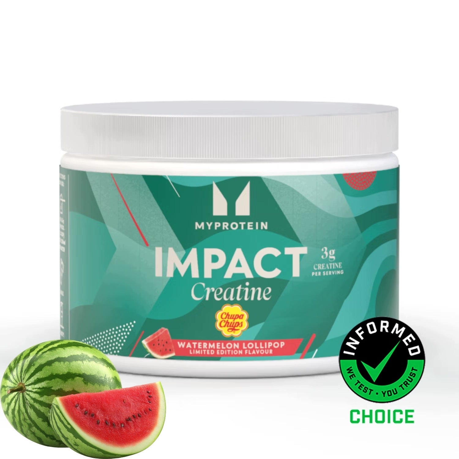 MYPROTEIN IMPACT CREATINE Creatine Powder Chupa Chups 250g WATERMELON