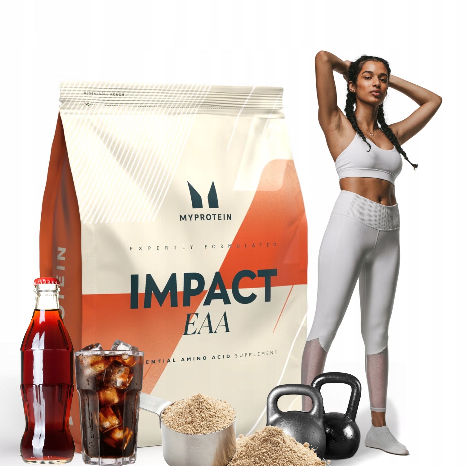 MYPROTEIN IMPACT EAA amino acids 500g taste COLA
