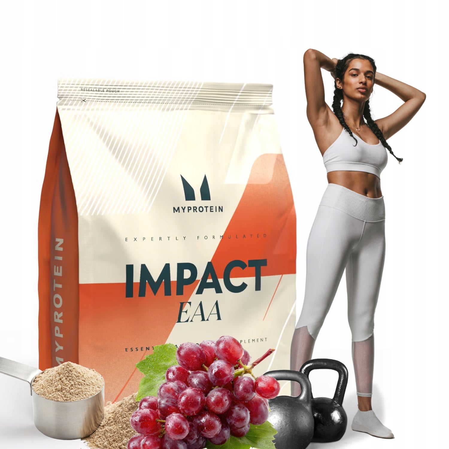 MYPROTEIN IMPACT EAA amino acids 500g taste GRAPE