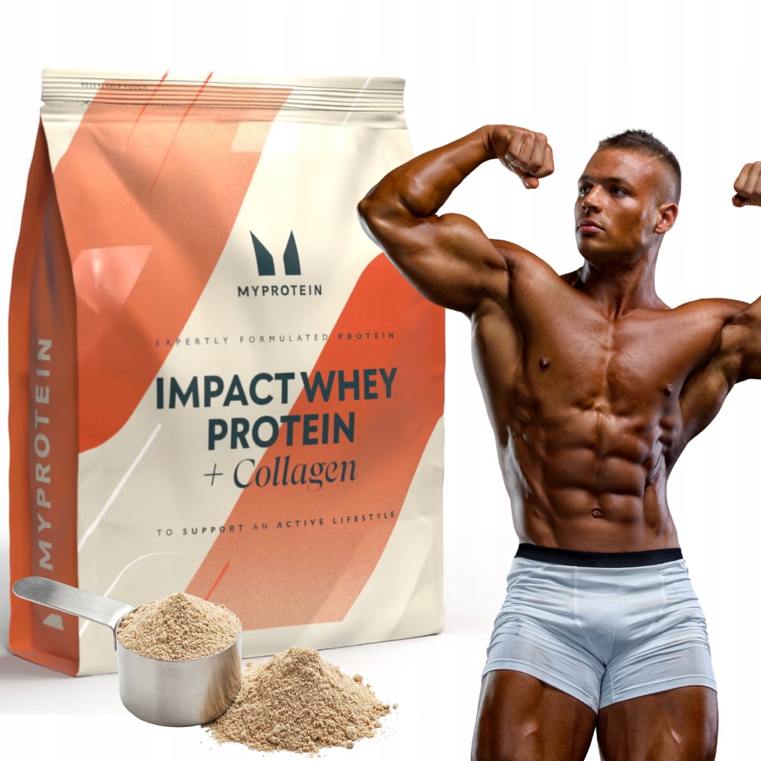 MYPROTEIN IMPACT WHEY PROTEIN Plus COLLAGEN Protein with Collagen 2,07kg NATUR