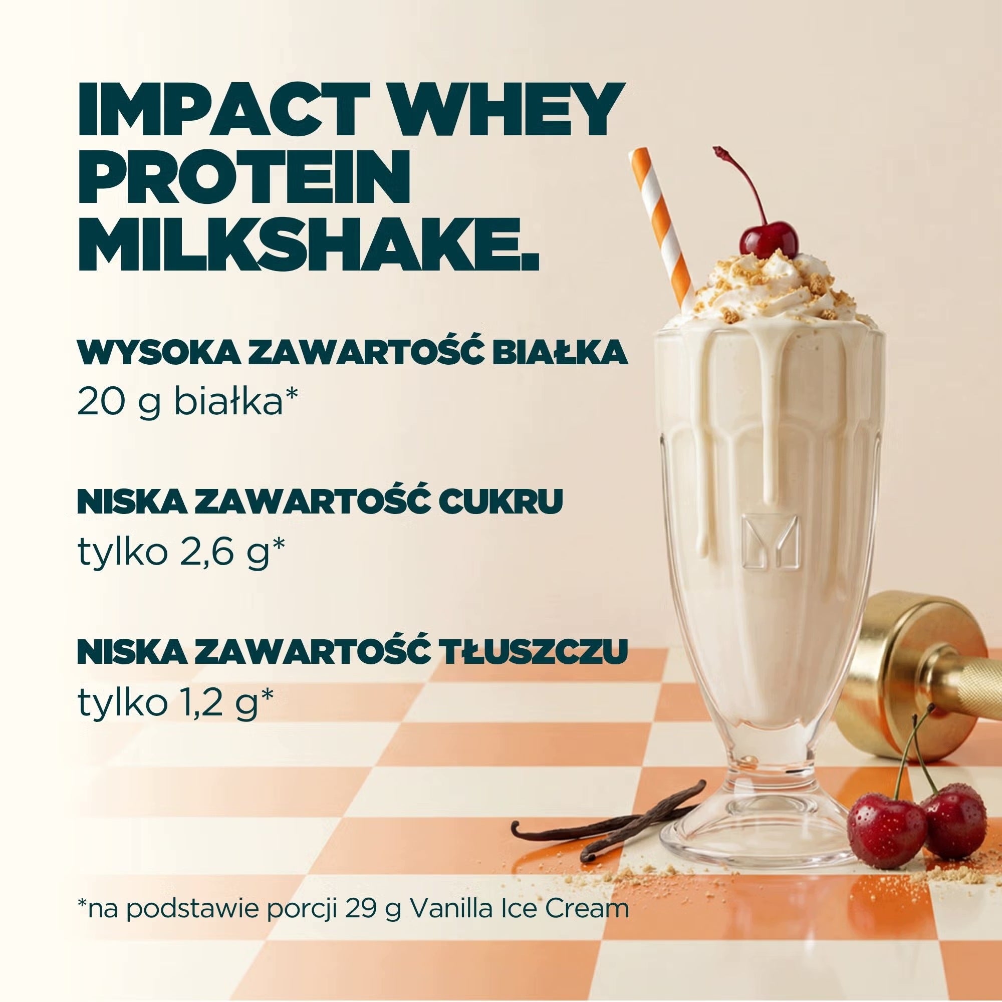 MYPROTEIN Impact Whey Protein Milkshake Creamy Protein Shake 2,61kg WANIL Packaging status original